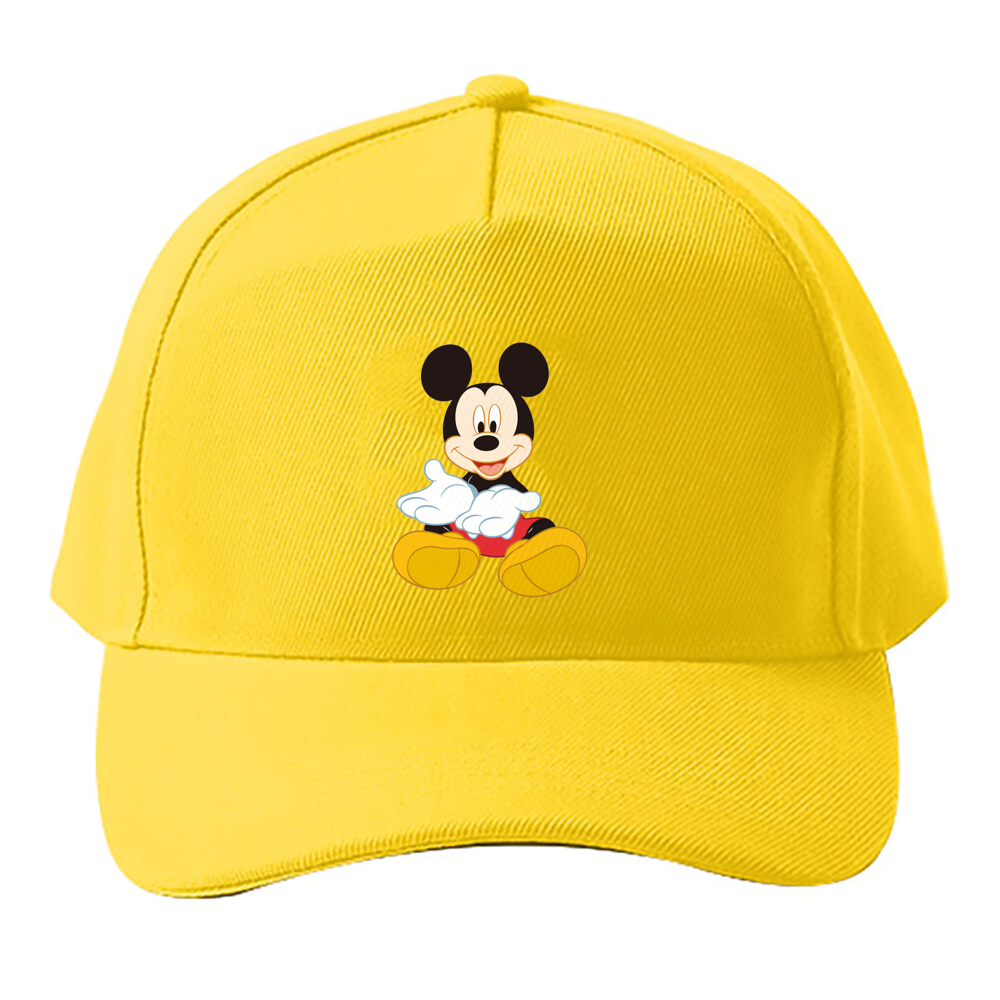 （画像用） ミッキーマウス Mickey Mouse ベースボールキャップ 綿100％ 男女兼用 帽子 スポーツ